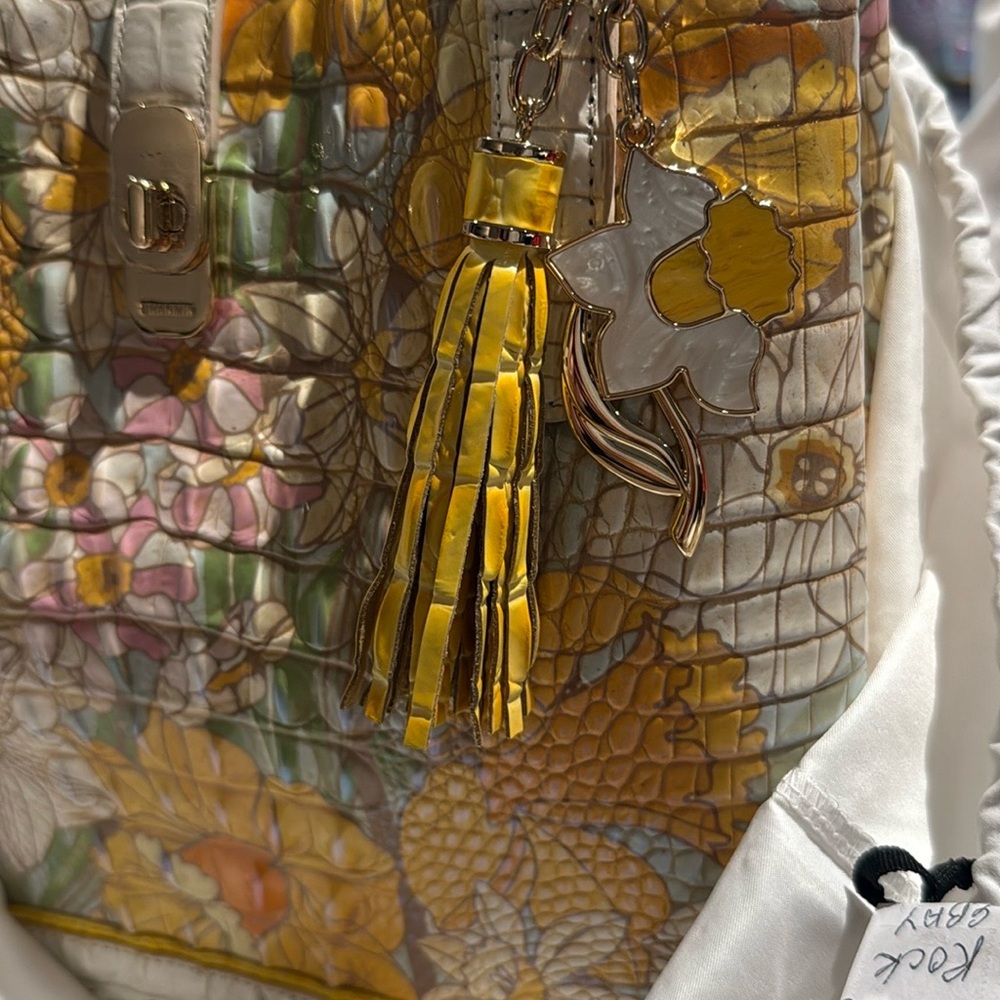 Brahmin Fiora Daffodil Pimlico bag New! Style T98226300332 - Picture 13 of 14